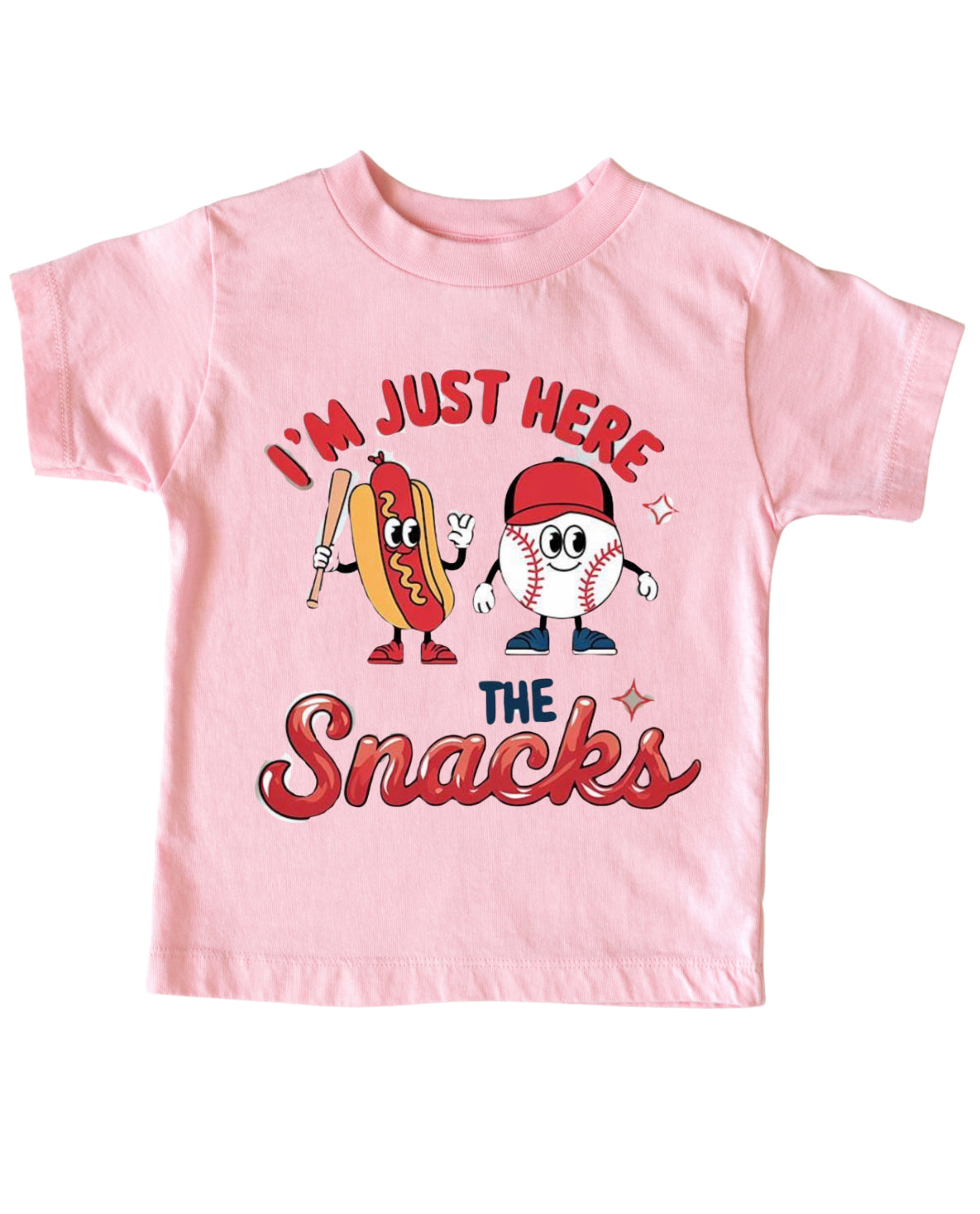 Here for the snacks | Vintage | Youth Crewneck