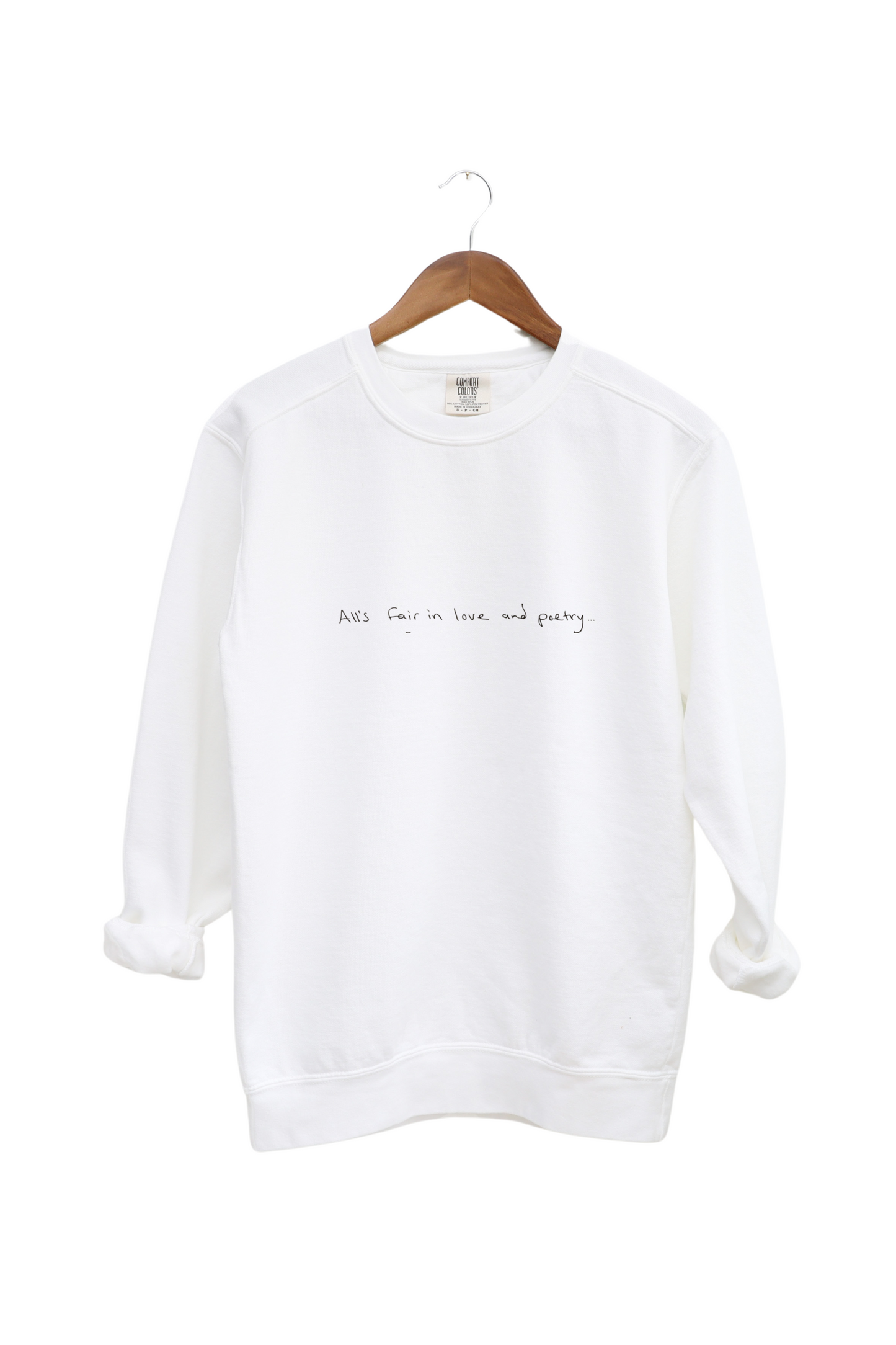 In love poetry.. | Comfort Crewneck