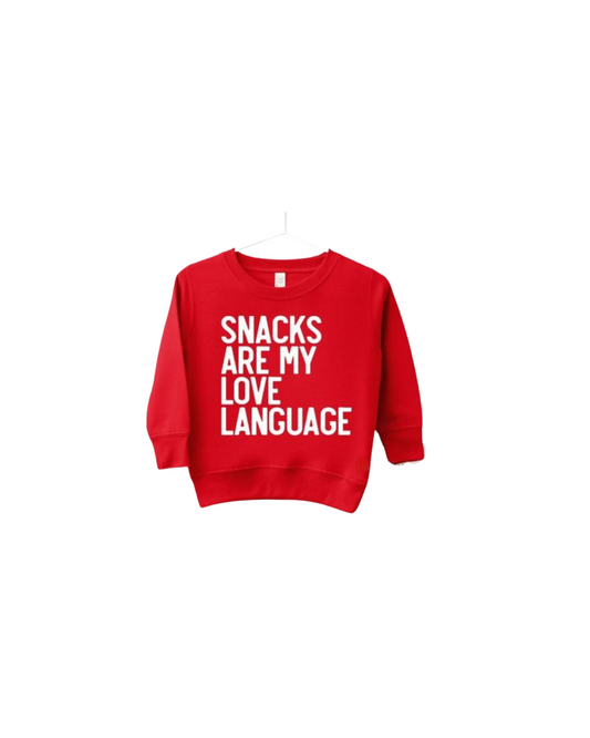 Snack Crewneck| Valentines