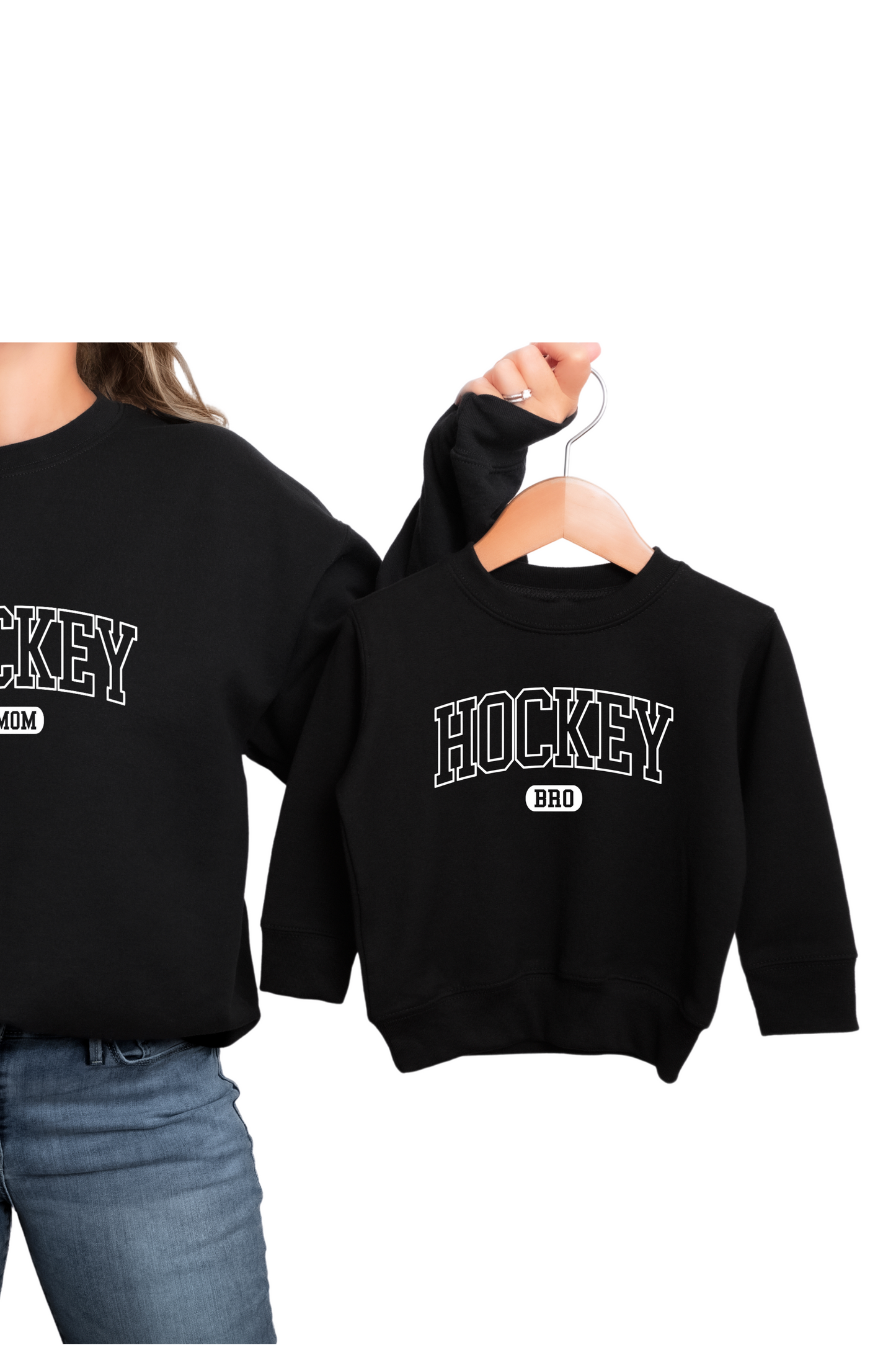 Hockey Sibling  | Youth Crewneck Sweater