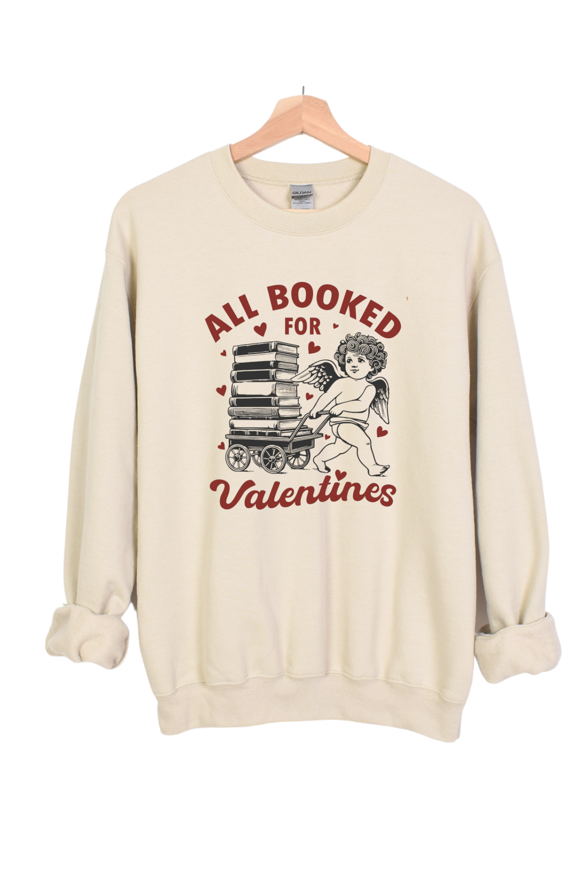 All Booked Crew Sweater| Adult | Valentines